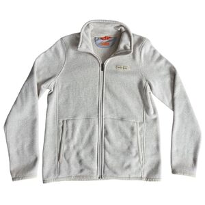 Merrell Full-Zip Cream Sweater Fleece Jacket Small